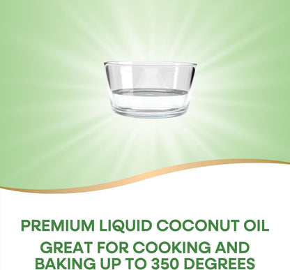 Nature'S Way Liquid Coconut Oil, Superior Flavor and Aroma, Hexane Free, Stays Liquid, Non-Gmo Project Verified, 10 Fl Oz (Packaging May Vary)