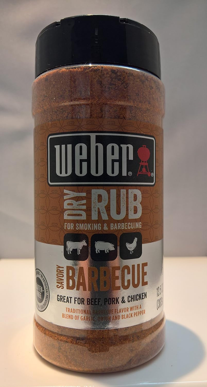 Weber Savory Barbecue Dry Rub, 13.5 Ounce