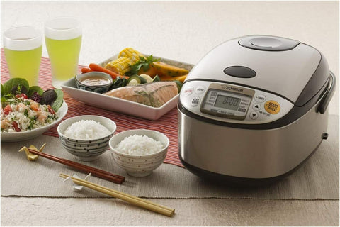 Image of Zojirushi NS-TSC10 5-1/2-Cup (Uncooked) Micom Rice Cooker and Warmer, 1.0-Liter