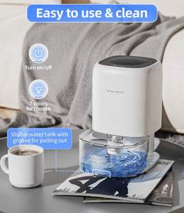 Dehumidifier,Tabyik 35 OZ Small Dehumidifiers for Room for Home, Quiet with Auto Shut Off, Dehumidifiers for Bedroom (280 Sq. Ft), Bathroom, RV, Closet