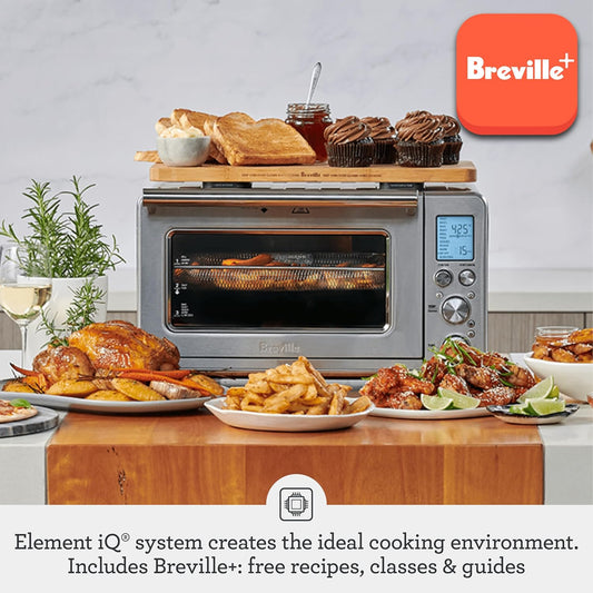 Breville BOV860BSS Smart Oven Air Fryer and Convection Oven, Brushed Stainless Steel