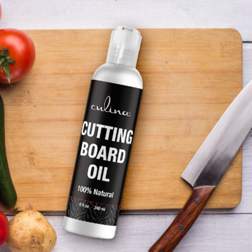 Image of Culina Cutting Board & Butcher Block Conditioning & Finishing Oil | Mineral Oil Free |100% Plant Based & Vegan, Best for Wood & Bamboo Conditioning & Finishing, Makes Cleaning Wood Easier - Livananatural