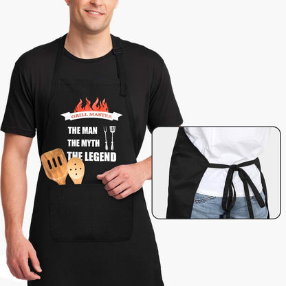 Aprons for Men, Mens Apron, Funny Aprons for Men, Adjustable Neck Strap Waterproof and Oilproof Best for Grilling, Husband Birthday Gift, Gifts for Husband, Father'S Day Gifts for Dad.