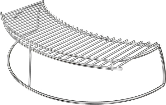 Only Fire Warming Cooking Rack Fits for Charcoal Kettle Grills like Weber,Char-Broil and Ceramic Grills like Large Big Green Egg,Kamado Joe Classic,Pit Boss K22,Louisiana K22,17 3/4"