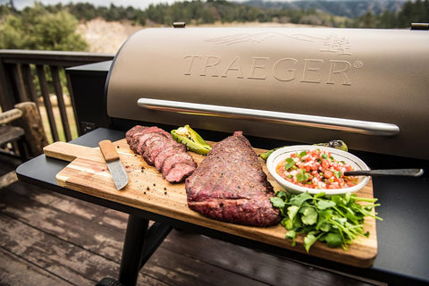 Image of Traeger Grills Pro 34 Electric Wood Pellet Grill and Smoker, Bronze, 884 Square Inches Cook Area, 450 Degree Max Temperature, Meat Probe, 6 in 1 BBQ Grill