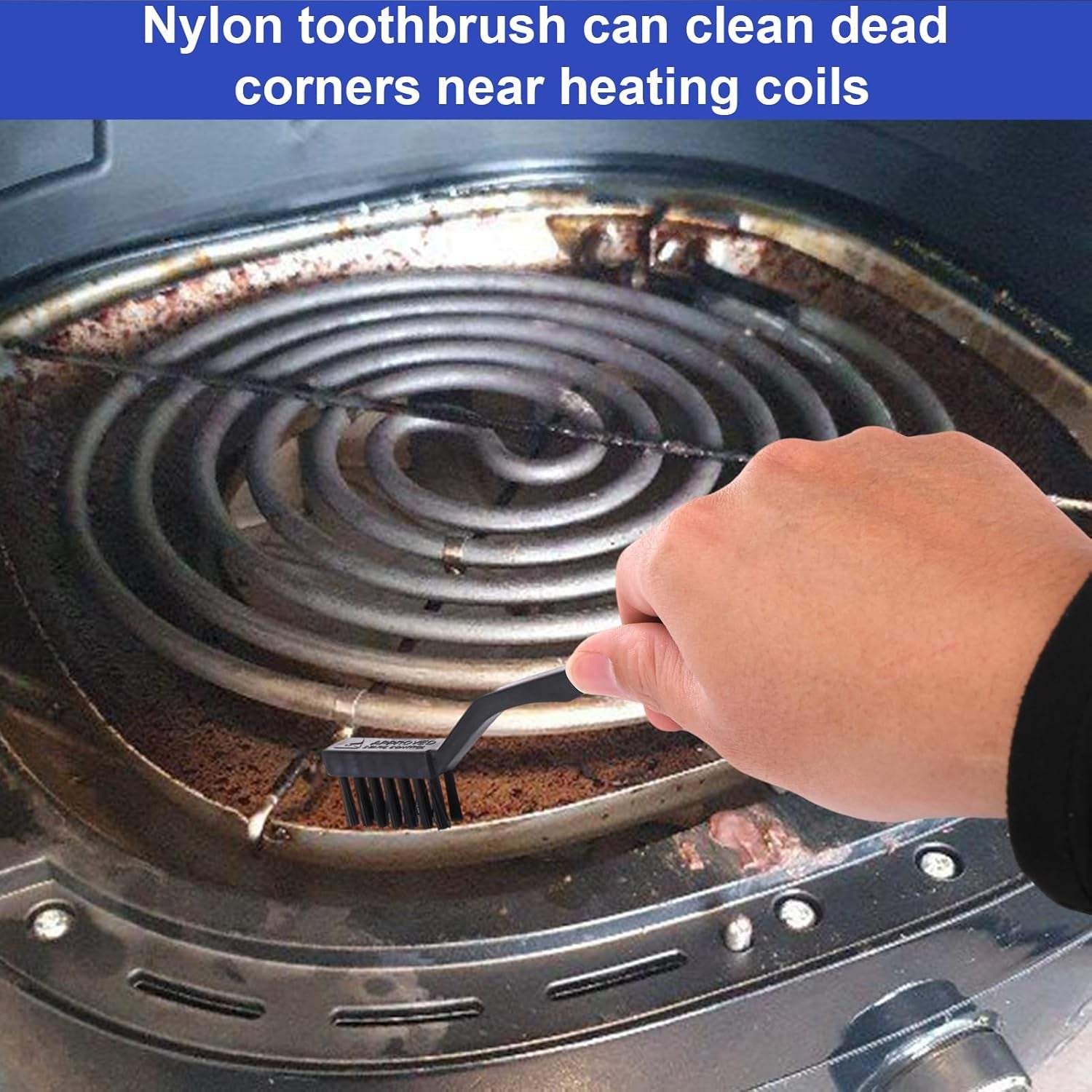Palksky Air Fryer Cleaning Tools, Airfryer Cleaner Brush, 6 PCS Air Fryer Accessories