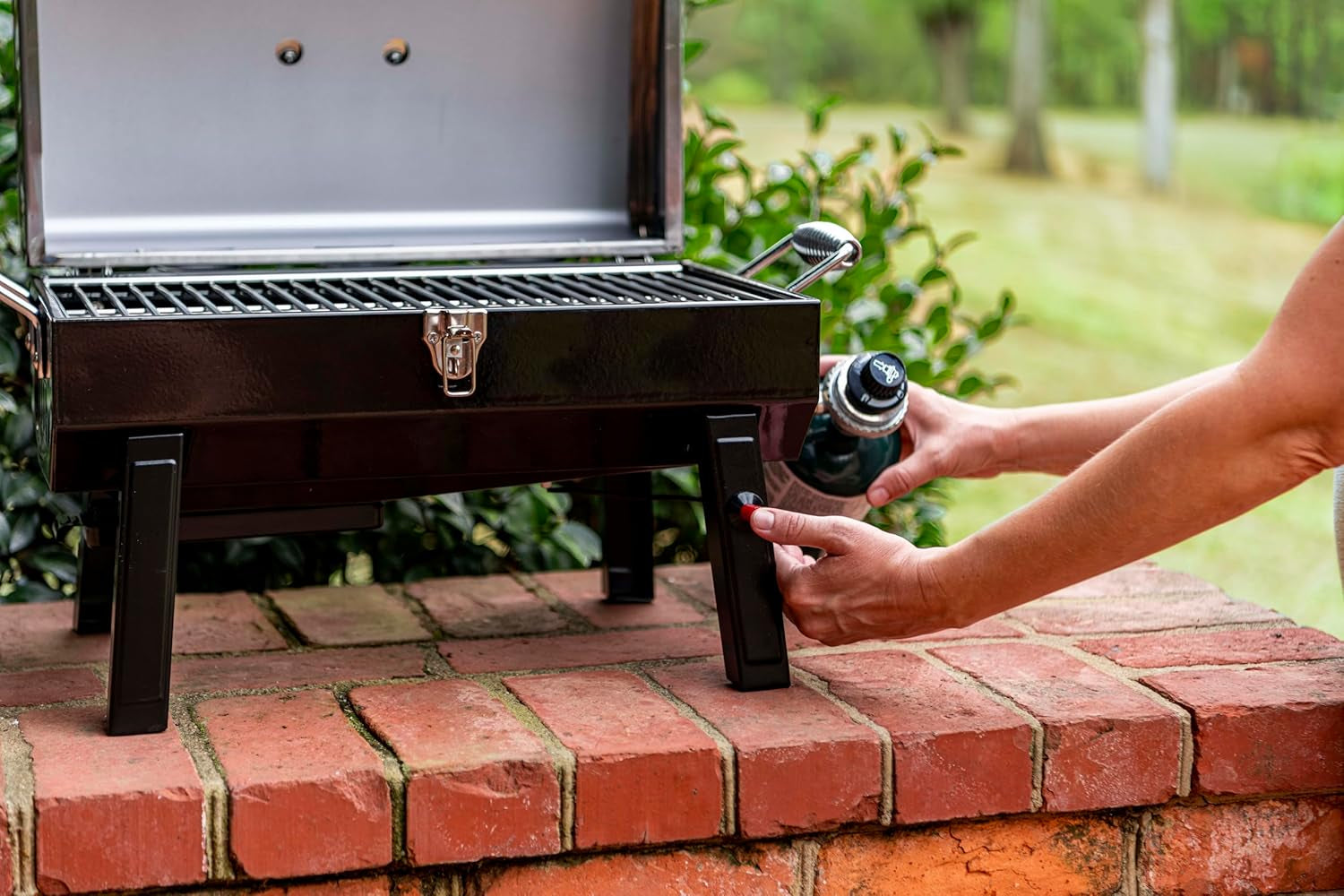 Char-Broil Stainless Steel Portable Liquid Propane Gas Grill