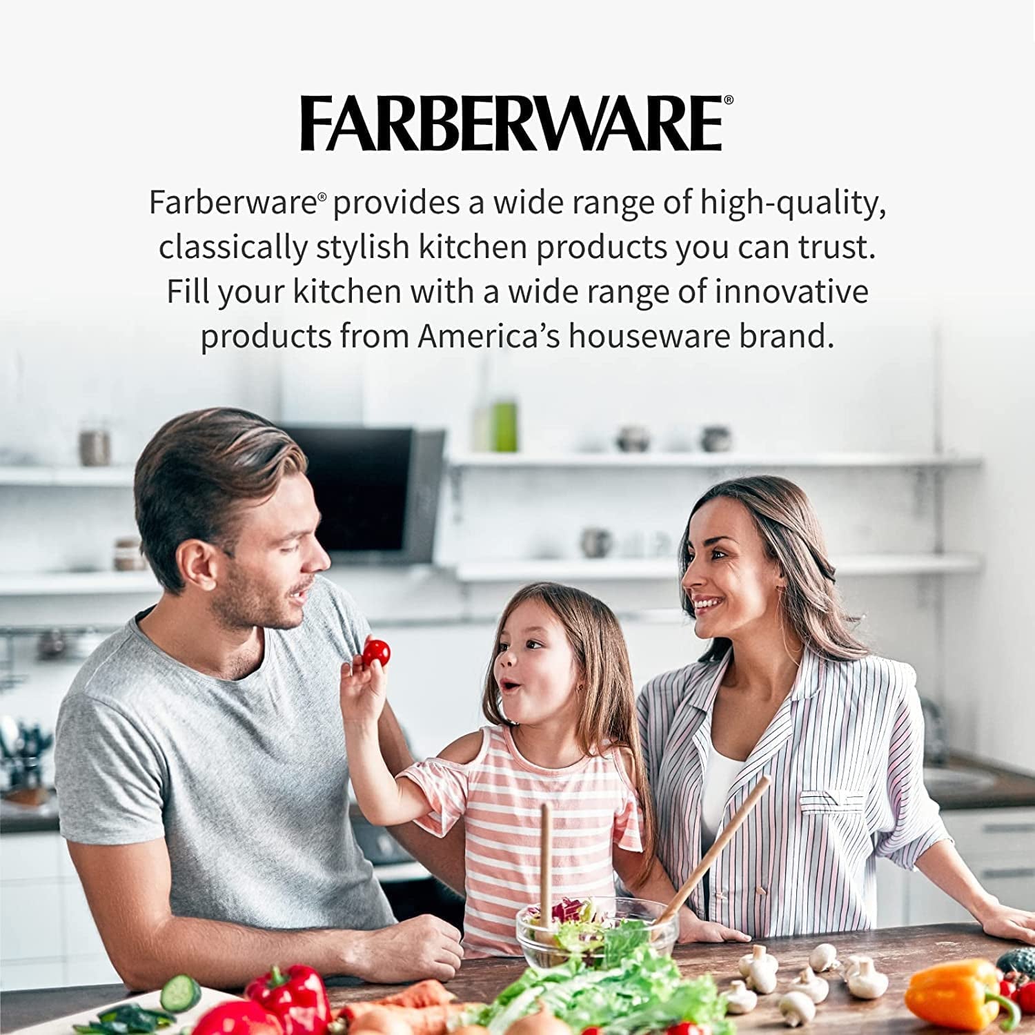 Farberware 3-Piece Wood Cutting Board Set, Reversible Chopping Boards for Meal Prep and Serving, Charcuterie Boards, Wooden Cutting Boards with Built-In Handles, Set of 3 Assorted Sizes, Bamboo