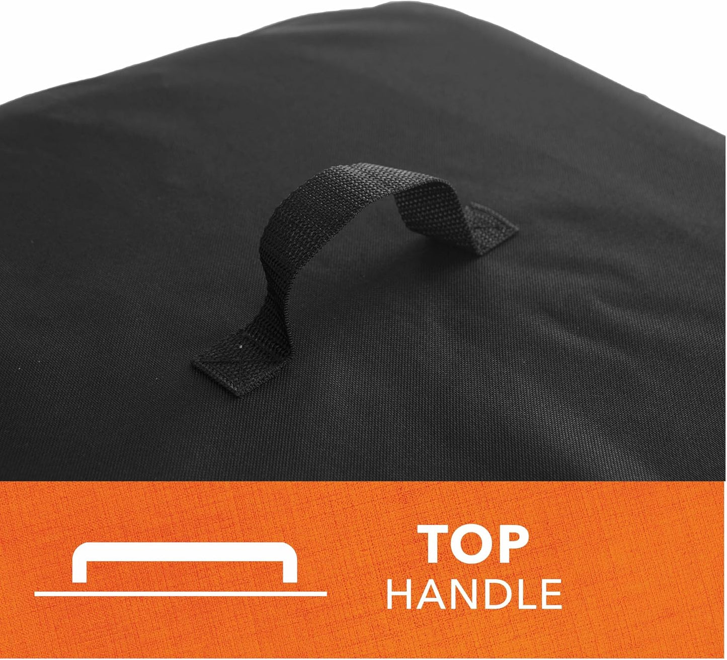 Modern Leisure 2974 Basics Walk-A-Bout Charcoal Grill Cover (21.5 L X 21.5 D X 14.5 H Inches) Water-Resistant, Black
