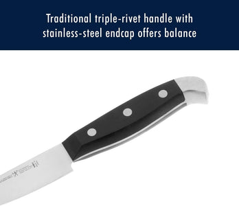 HENCKELS Premium Quality 15-Piece Knife Set with Block, Razor-Sharp, German Engineered Knife Informed by over 100 Years of Masterful Knife Making, Lightweight and Strong, Dishwasher Safe