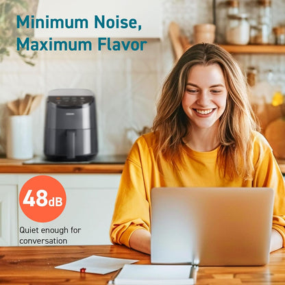 COSORI Air Fryer 2.1 QT, Small & Mini 4-In-1 Airfryer Ideal for Simple Meals and Snack, Easy to Leftover Food to Crispy, up to 97% Less Oil, 30 In-App Recipes, Nonstick & Dishwasher-Safe Basket