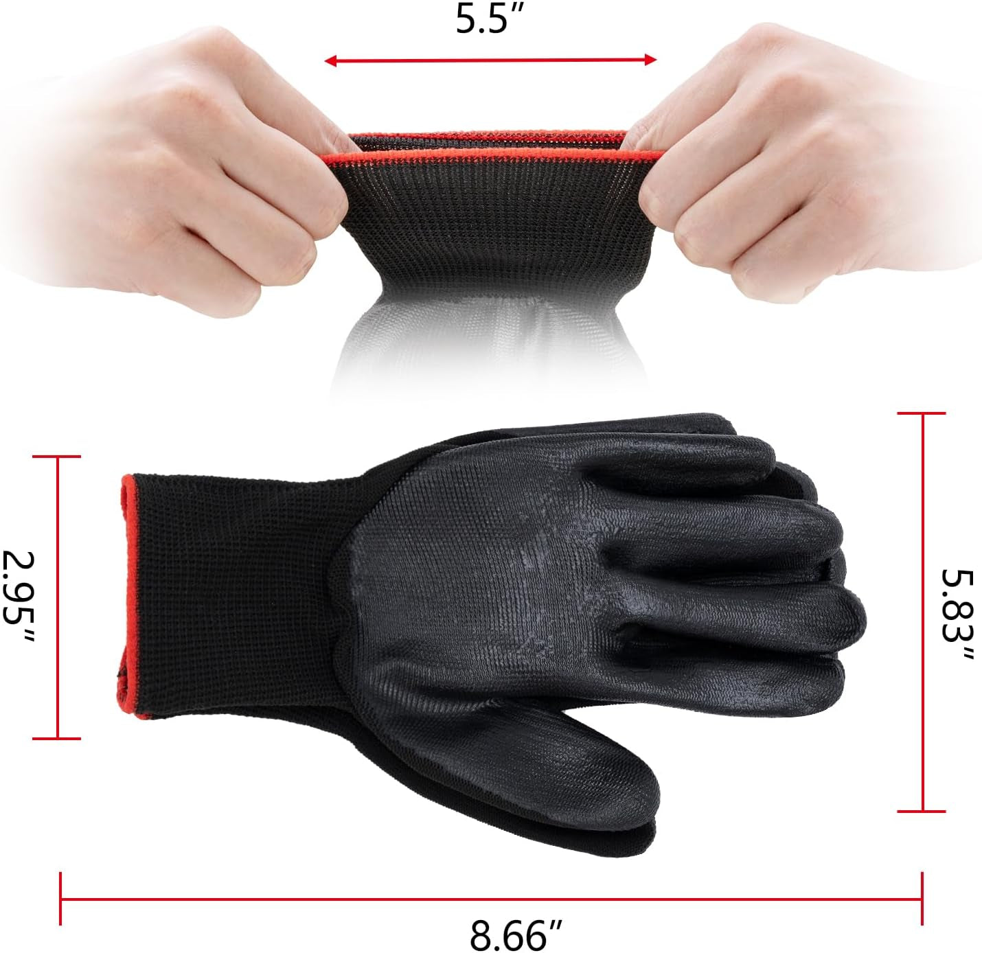 BRIAN & DANY Charcoal Chimney Starter Set for BBQ, Rapid Chimney Starter for Charcoal Grill with Heat Resistant Gloves and Blower, Large-Capacity Design 7.09" X 7.09" X 10.63"