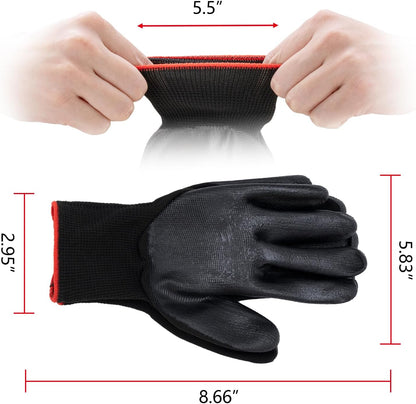 BRIAN & DANY Charcoal Chimney Starter Set for BBQ, Rapid Chimney Starter for Charcoal Grill with Heat Resistant Gloves and Blower, Large-Capacity Design 7.09" X 7.09" X 10.63"