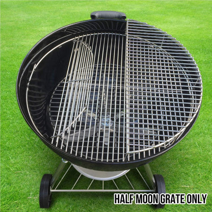 The Original 'Upper Deck' Stainless Steel Grilling Warming Smoking Rack Charcoal Grill Grate- for Use with 22 Inch Kettle Grills- Charcoal Grilling Accessories and Grill Tools Grill Rack