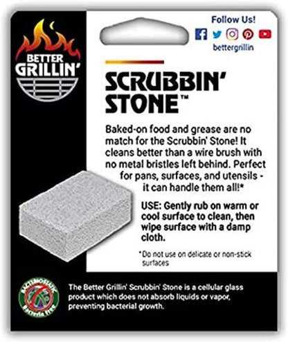 Barbecue Grill Scrubbing Stone, BBQ Grill Brick Cleaner, Griddle Stone Cleaning Block, BBQ Tools, Cleaning Block for Barbeque Grill, Tools for Outdoor Grill, BBQ Cleaner, Pack of 2