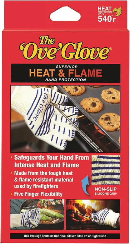 Hot Surface Handler Oven Mitt Glove, Perfect for Kitchen/Grilling, 540 Degree Resistance, as Seen on TV Household Gift, Heat & Flame,Tan