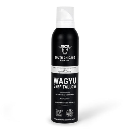 South Chicago Packing Wagyu Beef Tallow Spray, 7 Ounces Liquid, Paleo-Friendly, Keto-Friendly, 100% Pure Wagyu
