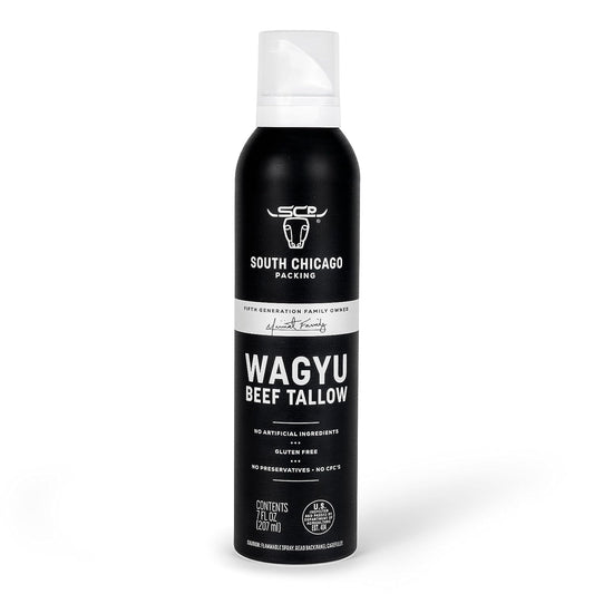 South Chicago Packing Wagyu Beef Tallow Spray, 7 Ounces Liquid, Paleo-Friendly, Keto-Friendly, 100% Pure Wagyu
