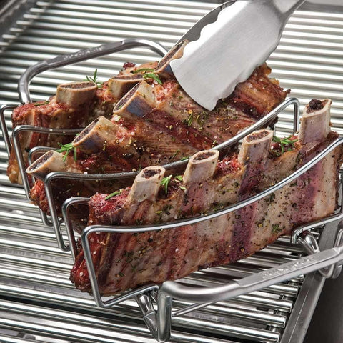 Image of Broil King 62602 Rib Rack and Roast Support,Silver