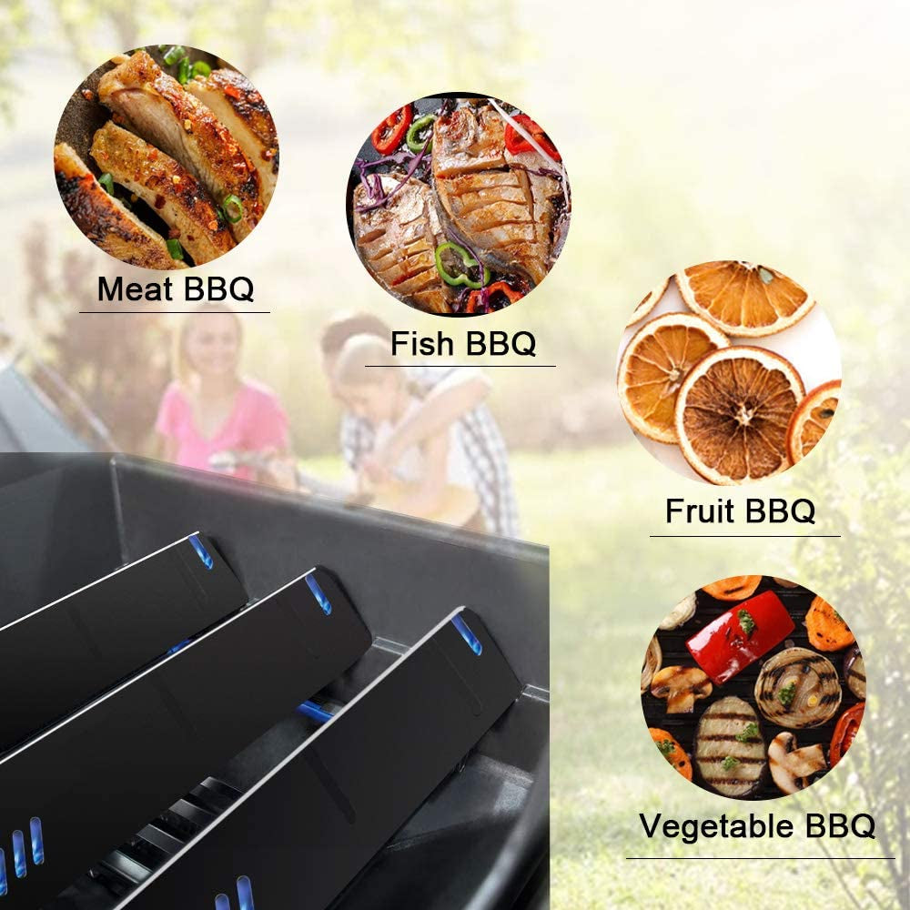 Porcelain Steel Heat Plate for Backyard Grill BY12-084-029-98, Backyard GBC1255W, Uniflame GBC1059WB, Dyna Glo DGF493BNP DGF510SBP, 15 Inch Heat Shield Tent Flame Tamer Burner Cover