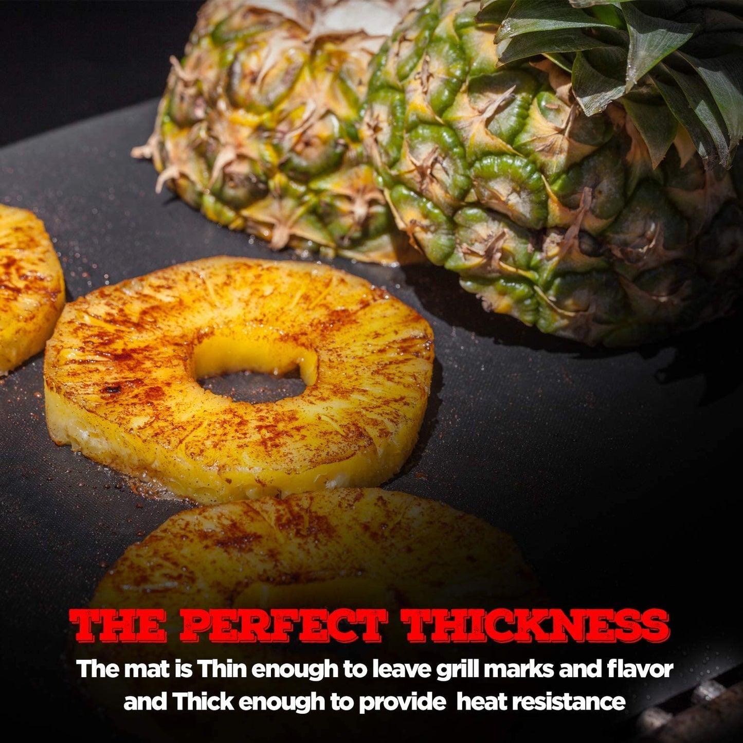 Grill Mat, Best BBQ Mat - Heat Resistant up to 600 Degree - Nonstick, Reusable, Dishwasher Safe, Set of 3