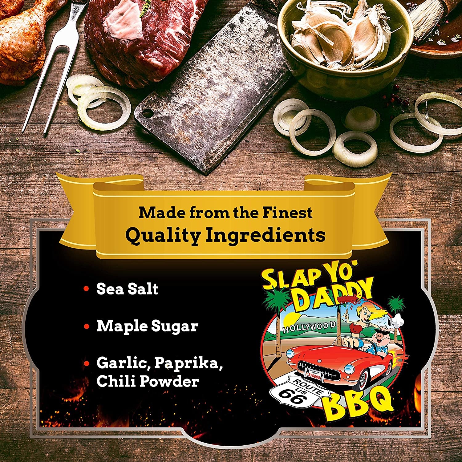 Slap Yo Daddy BBQ Jailbird Chicken and Flavor Bomb Umami (3 Rubs) 12Oz Bundle