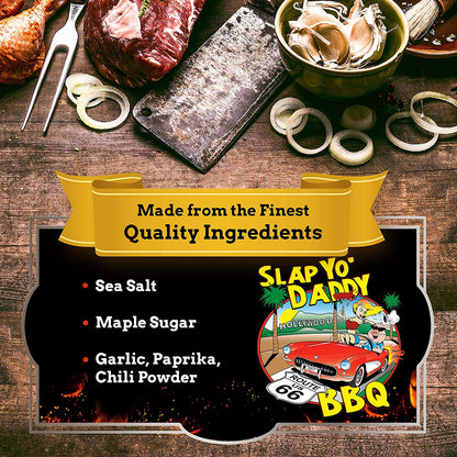 Slap Yo Daddy BBQ Jailbird Chicken and Flavor Bomb Umami (3 Rubs) 12Oz Bundle
