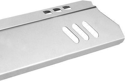 Grill Parts for Dyna Glo DGF510SBP, DGF493BNP, Backyard, Better Home&Garden, Uniflame GBC1059WB Grill, 15 Inch Stainless Steel Heat Shield Tent Flame Tamer Burner Cover, 5-Pack