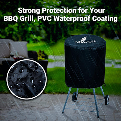 BBQ Grill Cover | 15 Inches | 210D Gas Grill Covers Heavy Duty Waterproof Used as Smoker Cover, Gas Stove Cover, Griddle Cover, Kettle Grill Cover and BBQ Cover