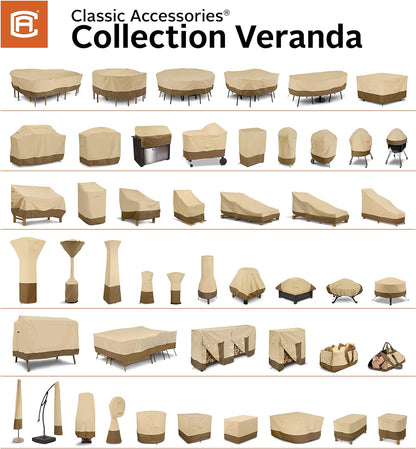 Classic Accessories Veranda Water-Resistant 58 Inch BBQ Grill Cover