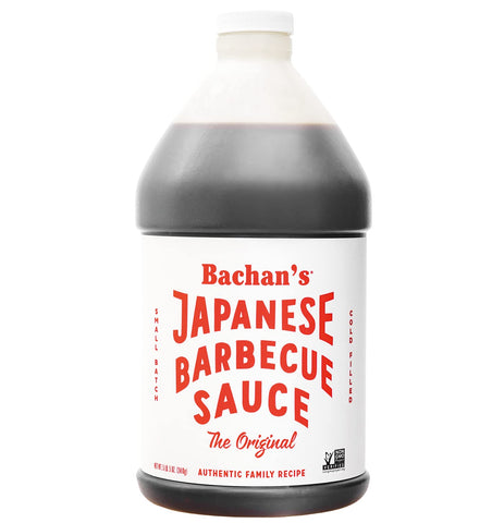 Image of Bachan'S - the Original Japanese Barbecue Sauce, 85 Oz, Half Gallon. BBQ Sauce for Wings, Chicken, Beef, Pork, Seafood, Noodles, and More. Non GMO, No Preservatives, Vegan, BPA Free