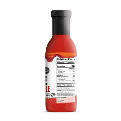 Kosmos Q Cherry Apple Habanero BBQ Glaze - 15.5 Oz Bottle for Sticky & Flavorful Barbecue - Thick BBQ Glaze for Competition Ready Mouth-Watering Meat (Cherry Apple Habanero)