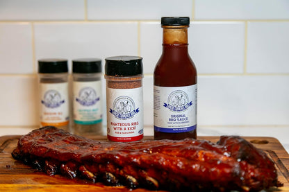 Uncle Clarence Original BBQ Sauce Made with Blueberries 2 Pack All Natural Barbecue Sauce Non GMO, No Preservatives, Vegan Great for Pork, Chicken, Beef, Vegetables