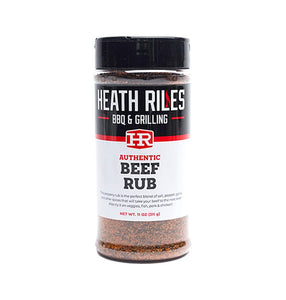 Heath Riles BBQ Beef Rub Seasoning, Champion Pitmaster Recipe, Shaker Spice Mix, 11 Oz.