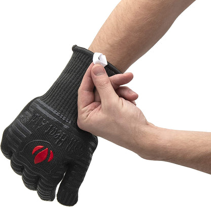 BBQ Gloves Heat Resistant 1,472℉ Extreme. Kitchen Dexterity Handle Oven Cooking Hot Food on Cast Iron, Baking, Barbecue, Smoker. Multi-Purpose Fireproof Indoor Outdoor Use Men & Women.