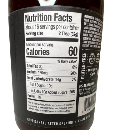 PS Seasoning Blackbelt Korean BBQ Sauce - Great on Beef Short Ribs, Pork Belly, Kabobs, Burgers, Salmon and More