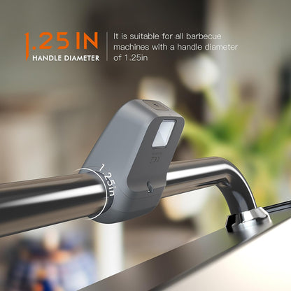 Grill Ligt, Barbecue eat-Resistant round andle Ligt wit Gravity Sensor, andle Diameter of 1.25In, Applicable to BBQ