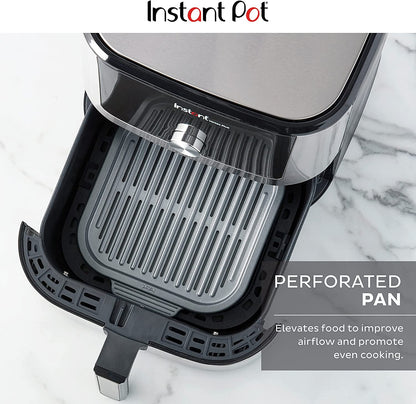 Instant Vortex Official Nonstick Grill Pan, 2-Piece, Gray