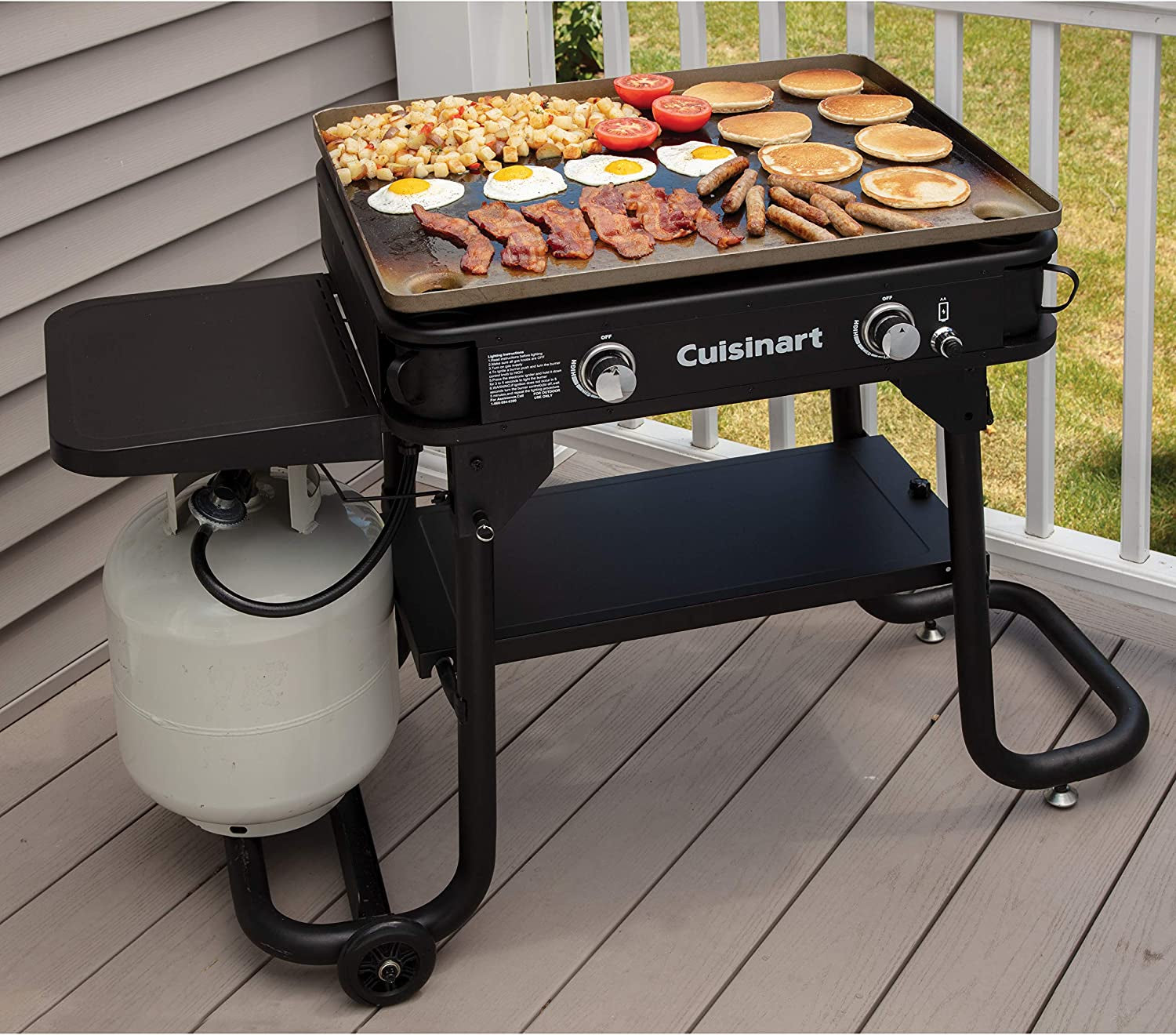 Flat Top Professional Quality Propane CGG-0028 28" Two Burner Gas Griddle