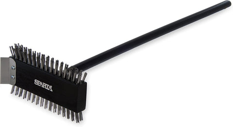 Image of 4029000 Stainless Steel Grill Brush, Grill Scraper with Metal Bristles, 30.5 Inches, Black