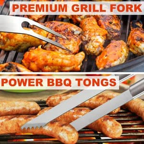 Image of 21PCS Professional Stainless Steel Grill Set for Men Dad Women - Perfect Grill Gift on Father'S Day, Christmas, Birthday - Complete BBQ Tool Set for Outdoor Camping Barbecue