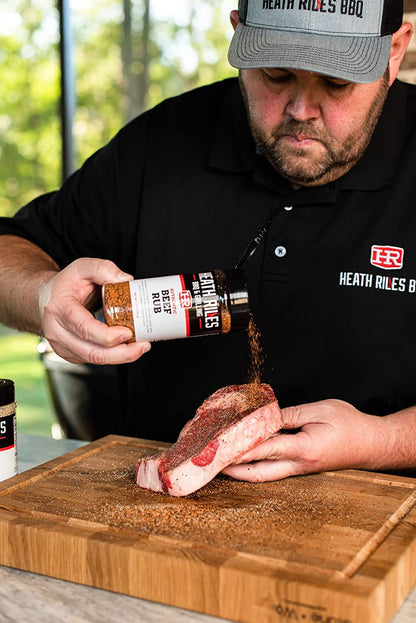 Heath Riles BBQ Beef Rub Seasoning, Champion Pitmaster Recipe, Shaker Spice Mix, 11 Oz.