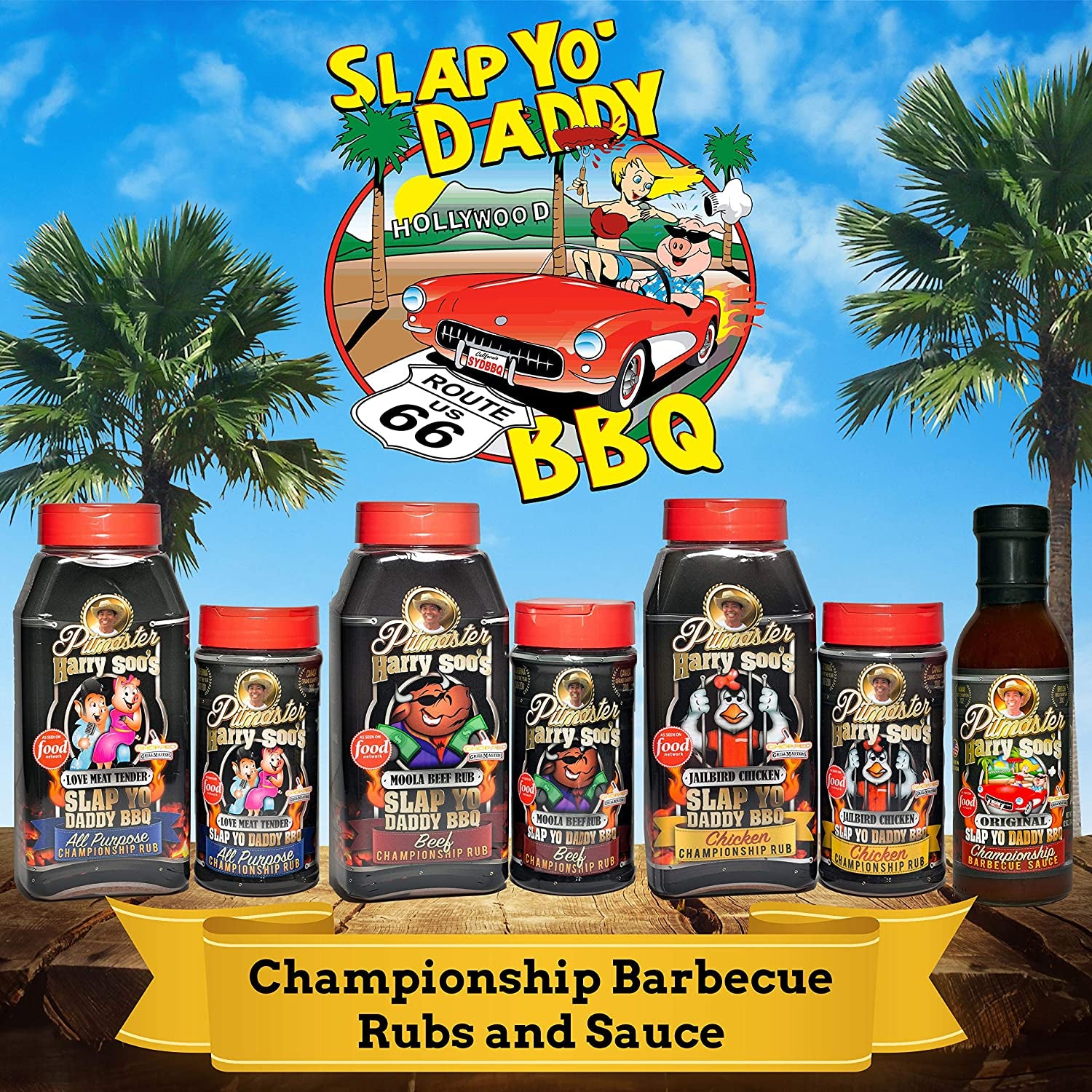 Slap Yo Daddy BBQ Jailbird Chicken and Flavor Bomb Umami (3 Rubs) 12Oz Bundle