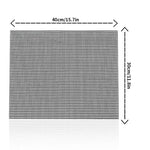 Barbecue Grilling Mat Replacement Mesh Wire Net Non-Stick Grilling Mesh Pads Outdoor Activities Cook Reusable BBQ Accessories