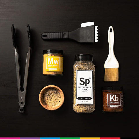 Image of Spiceology - Salt Pepper Garlic - SPG - Use On: Steak, Chicken, Hamburgers, Brisket, Turkey, Stew - BBQ Rub - Seasoned Salt - Spices and Seasonings - Grill Seasoning