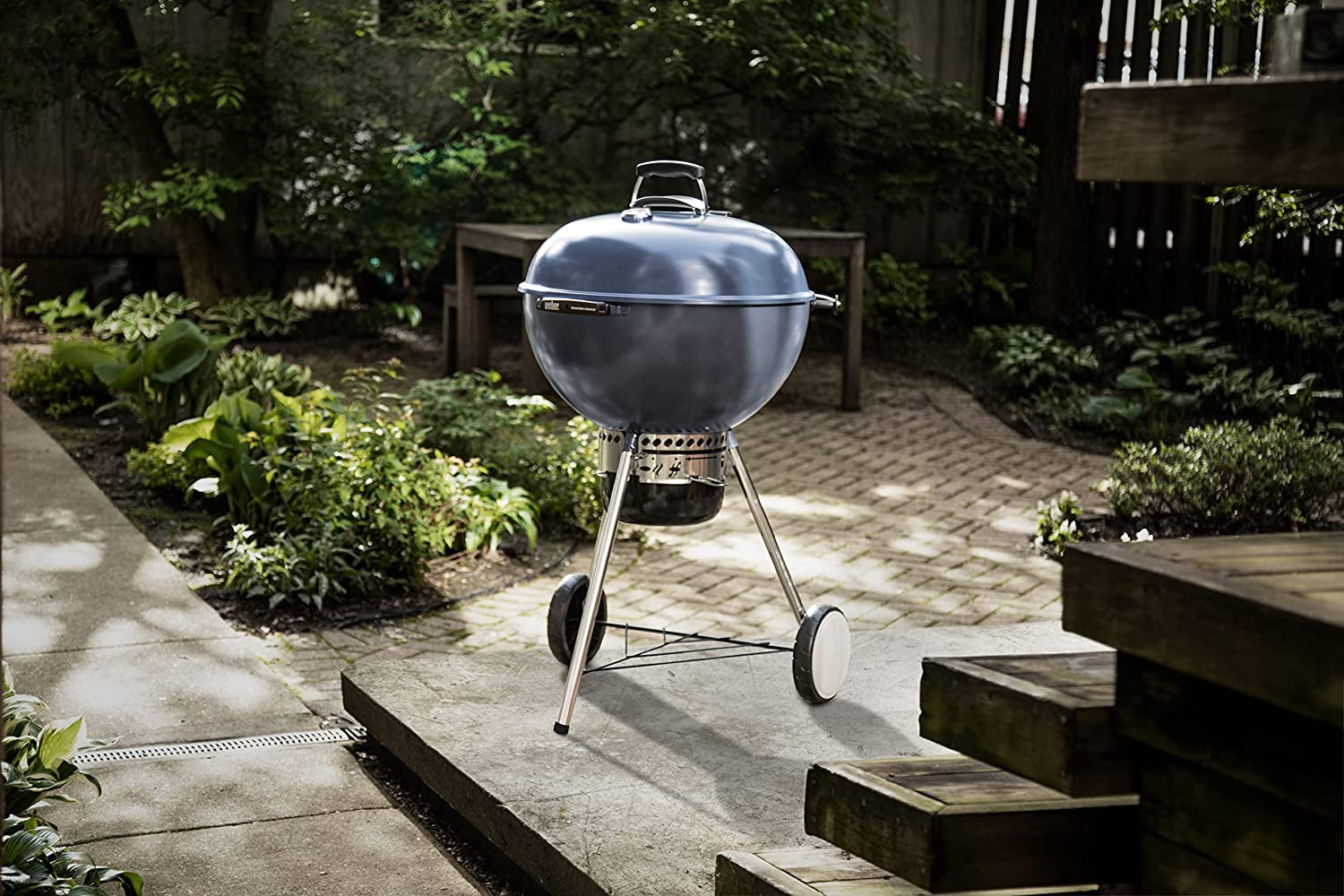 Weber Master-Touch 22" Charcoal Grill, Slate Blue