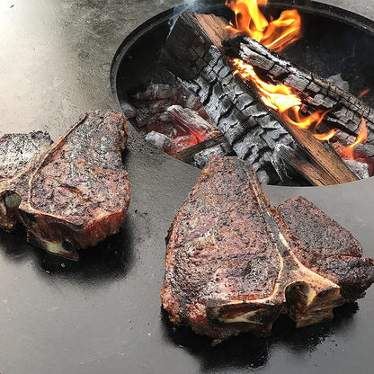 Classic 40" Grill with Euro Base Home Chef Max Bundle with 10 Grilling Accessories.