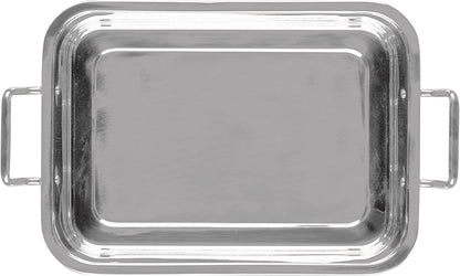 Farberware Classic Traditions Stainless Steel Roaster/Roasting Pan with Rack, 17 Inch X 12.25 Inch