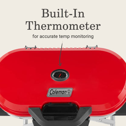 Coleman Roadtrip 285 Portable Stand-Up Propane Grill, Gas Grill with 3 Adjustable Burners & Instastart Push-Button Ignition; Great for Camping, Tailgating, BBQ, Parties, Backyard, Patio & More