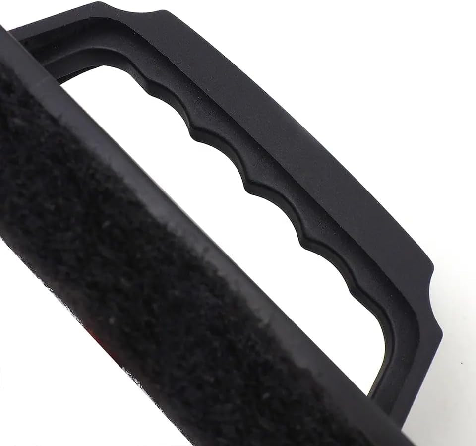 Large Multi-Use Black Grill Scrubber Brush (2-Pack)